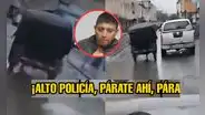 Policías protagonizan intensa persecución a balazos y detenido se justifica: "Hay mucha moto, mucha competencia"