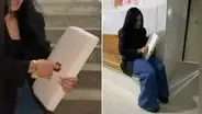 Mujer termina en urgencias luego de que uña acrílica se atoró en el inodoro: “Se llevó cargando la tapa”