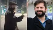 Tiktoker chileno se encuentra con Gabriel Boric cuando trasmitía en plena calle: "Presidente, ¡un saludo!"