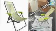 Hombre compró silla playera en Temu y usuarios realizan divertidas reacciones en TikTok: “Ponlo en agua”