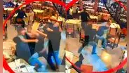 Las imágenes de la violenta pelea del hombre que estrelló su auto contra restaurante en La Molina