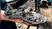 Arqueólogos hallan zapatos gigantes de 2.000 años de antigüedad: le pertenecían a un soldado de la Antigua Roma