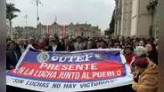 Sutep cuestiona que Boluarte gane 30 veces más que docentes jubilados que no alcanzan el sueldo mínimo: "Dicen que no hay recursos"