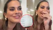 Valeria Piazza mostró cómo el ganador de los S/17 millones de La Tinka recibió su premio y quedó sorprendida: "Yo realmente festejo"
