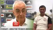 Jorge Fossati recordó a Fabián Bustos en Universitario: "Estos puntos son válidos como los que consiguió el comando técnico anterior"