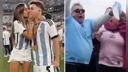 Julián Álvarez revela el género de su bebé con un penal y rodeado de familiares en emotivo video