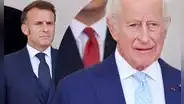 Rey Carlos III causa alarma por ojo inyectado de sangre en reunión con Macron: Buckingham aclara estado de salud