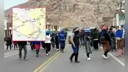 Paro de mineros: protestantes toman la carretera Interoceánica en Ayacucho