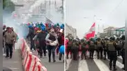 Mineros artesanales se enfrentan a la Policía Nacional en Av. Abancay tras 10 días de protesta