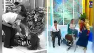 Janet Barboza sufre aparatosa caída en vivo durante el juego de la silla y conductores de 'América hoy' quedaron impactados
