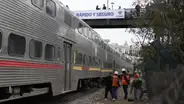 Tren de Rafael López Aliaga se descarrila en Parque de la Muralla: así quedó tras el accidente