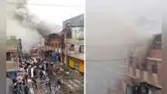 Reportan incendio en galería comercial de Huacho: ambulantes temen expansión de fuego