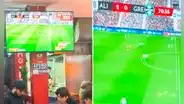 Hincha veía emocionado partido de Alianza Lima en restaurante sin notar que era un juego de PlayStation