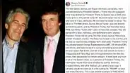 Trump demanda a WSJ por publicar una carta subida de tono que el presidente de EEUU habría escrito a Jeffrey Epstein