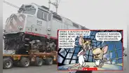 ¿Trenes donados o vendidos?: Carlincatura ironiza las maniobras para que los vagones y locomotoras lleguen al Perú