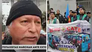 Transportistas en San Juan de Lurigancho protestan frente a municipio: "Hay proceso judicial y siguen extorsionando"