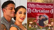 Karla Tarazona impresiona a Christian Domínguez con fiesta sorpresa por su cumpleaños: “Te mereces esto, feliz día, mi amor”