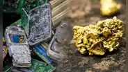 Investigadores en Australia descubren una nueva forma de extraer oro de residuos electrónicos y mineros sin usar cianuro ni mercurio