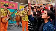 Los Mirlos sorprenden a vecinos de San Juan de Lurigancho con concierto sorpresa tras exitosa gira por Estados Unidos