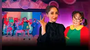Paola Montes de Oca, actriz que interpreta a La Chilindrina en la serie de Chespirito, sorprendió con su visita a Lima