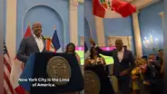 Eric Adams, alcalde de Nueva York, llama su ciudad "la Lima de EEUU" tras evento con emprendedores peruanos: "Viva el Perú"