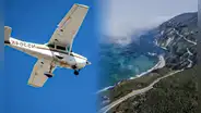 Avioneta se estrella frente a la costa de California: dos muertos y continúa la búsqueda de una tercera víctima