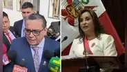 Acusan a Juan Santiváñez de llevar una portátil para Dina Boluarte y este se niega a responder