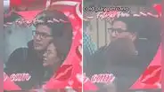 Pareja es captada en kiss cam en el Centro de Lima por Fiestas Patrias y animador no perdona: "¡Uy no, volteó!"