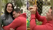 Novio sorprende al pedir matrimonio a su pareja en pleno desfile militar por Fiestas Patrias y redes estallan: "Que viva el amor"