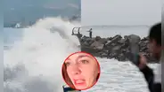 Yiddá Eslava molesta contra personas que van a la playa pese a alerta de tsunami en Perú: "¡No se metan al mar!"