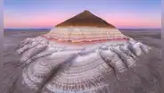 La impresionante formación geológica que estuvo sumergida bajo un antiguo océano y hoy emerge como una atracción turística