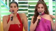Valeria Piazza y Janet Barboza protagonizan tenso momento en pleno programa tras rumores de renuncia: “No seas metete”