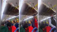 Peruana sube a bus y se asombra al ver colchón en el techo: "No alcanzó para el taxi"
