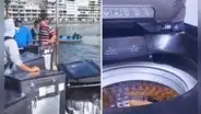 Peruana compró lavadora de contenedor por S/50 y muestra si realmente funciona: "Fui a Ancón y aproveché"