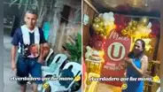 Hincha asiste con su polo de Alianza Lima a cumpleaños con temática de Universitario y en redes lo trolean: “Ni regalo llevó”