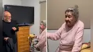 Madre de 94 años regaña a su hijo y conmueve a las redes sociales: "¿Por qué te tardaste?"