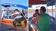 Peruanos encaran a político colombiano que izó la bandera de Colombia en Santa Rosa: "Aprendan a perder"