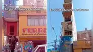 Familia en Juliaca construye un angosto edificio de 7 pisos y en redes reaccionan: “Cuando heredas 1 metro cuadrado”