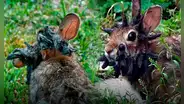 Conejos salvajes en EEUU son vistos con extraños tentáculos y cuernos en sus cabezas: expertos afirman que es por un virus