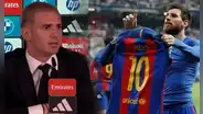 Franco Mastantuono 'desafía' a hinchas del Real Madrid en su presentación y se rinde ante la grandeza de Messi: "El mejor del mundo"