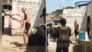 Adulto mayor acusado de golpear a su esposa se enfrenta con machete a policías en intervención en Chimbote