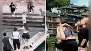 Turista española en China se vuelve viral en redes sociales tras rescatar a un niño de un río: "No pensé, solo salté"