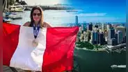 Valeria Brigneti, la peruana que rodeó a nado la isla de Manhattan en 9 horas: "Todo está en tener mucha cabeza"