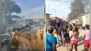 Voraz incendio arrasa con viviendas de asentamiento humano en Piura y deja a familias sin hogar: "Lo perdimos todo"