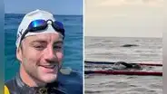Hombre nadó 4 días y más de 102 horas sin parar por un récord, pero todo se derrumbó a 2 km de la meta