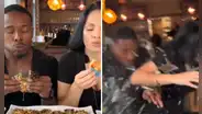 Influencers sobreviven a brutal choque de auto contra restaurante de EEUU mientras grababan su cena: "Pudo ser nuestra última comida"