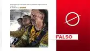 Imagen de bomberos agotados no corresponde a los incendios forestales en España de 2025