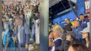Congresista Darwin Espinoza es captado tomando cerveza en partido Alianza Lima vs U. Católica mientras Congreso sesionaba