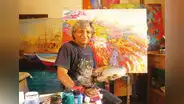 Exposición “Antología: 47 años de arte” de Darwin Chávez en la Sala Nazca del Mincul