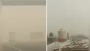 Fuertes vientos con arena en Ica obligan a suspender vuelos en Pisco y Nasca: ráfagas de viento durarían varias horas